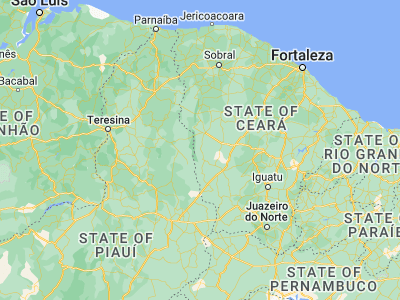 Map showing location of Novo Oriente (-5.53444, -40.77417)