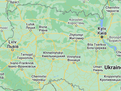 Map showing location of Novoselitsa (50.0703, 27.51955)