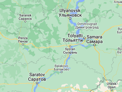 Map showing location of Novospasskoye (53.14683, 47.75138)