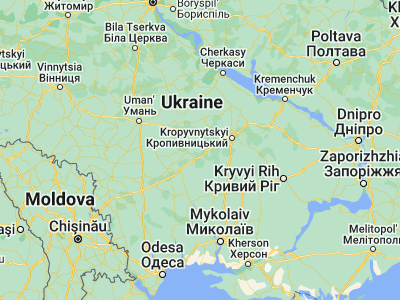 Map showing location of Novoukrayinka (48.32635, 31.52852)