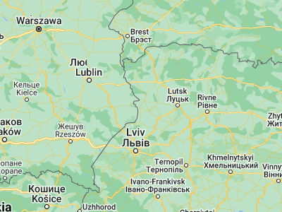 Map showing location of Novovolyns’k (50.72576, 24.16265)