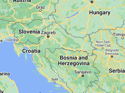 Map showing location of Novska (45.34056, 16.97694)