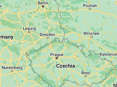 Map showing location of Nový Bor (50.75761, 14.55555)