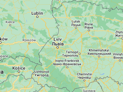 Map showing location of Novyy Yarychiv (49.90444, 24.30523)