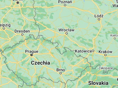 Map showing location of Nowa Ruda (50.58008, 16.50164)