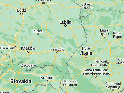 Map showing location of Nowa Sarzyna (50.32086, 22.34456)