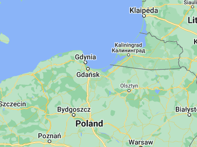 Map showing location of Nowy Dwór Gdański (54.21305, 19.11771)
