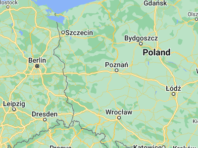 Map showing location of Nowy Tomyśl (52.3195, 16.12844)