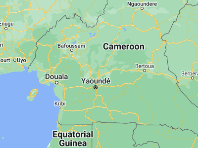 Map showing location of Ntui (4.45, 11.63333)