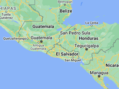Map showing location of Nueva Ocotepeque (14.43333, -89.18333)