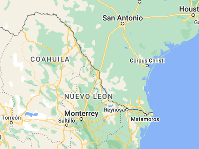Map showing location of Nuevo Laredo (27.47629, -99.51639)