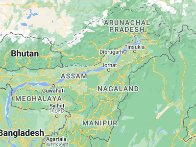 Map showing location of Numāligarh (26.62248, 93.72225)