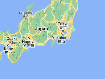 Map showing location of Numazu (35.1, 138.86667)