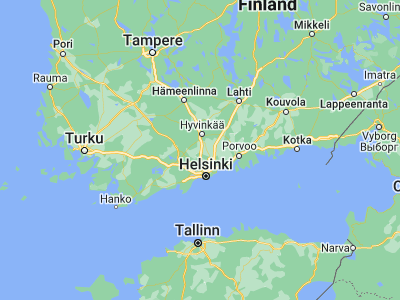 Map showing location of Nurmijärvi (60.46407, 24.8073)