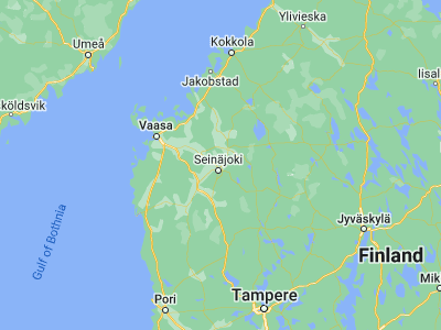 Map showing location of Nurmo (62.83333, 22.9)