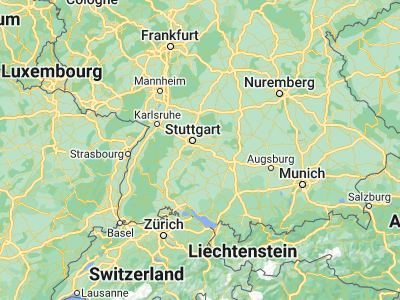 Map showing location of Nürtingen (48.62565, 9.34203)