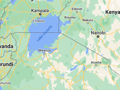 Map showing location of Nyamuswa (-1.9, 34.01667)