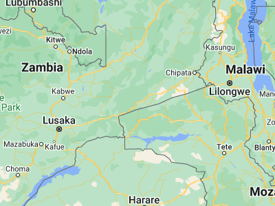 Map showing location of Nyimba (-14.55656, 30.8149)