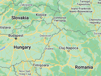 Map showing location of Nyírábrány (47.55311, 22.02401)