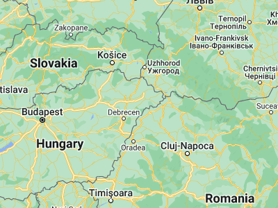 Map showing location of Nyírbátor (47.83333, 22.13333)