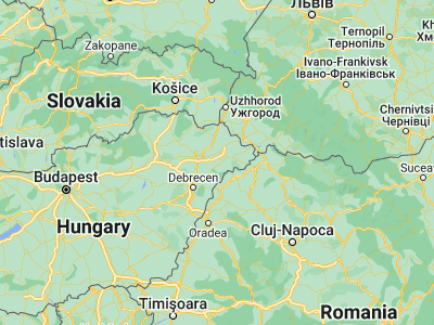Map showing location of Nyírgyulaj (47.88622, 22.09781)