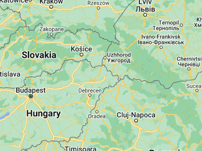 Map showing location of Nyírkarász (48.10167, 22.09794)
