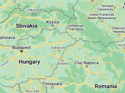 Map showing location of Nyírmihálydi (47.73976, 21.96445)