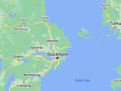 Map showing location of Nykvarn (59.8, 18.3)