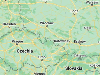 Map showing location of Nysa Zamłynie (50.4575, 17.31308)