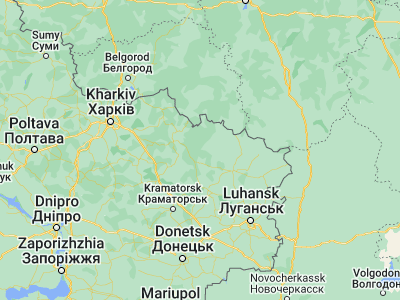 Map showing location of Nyzhnya Duvanka (49.58464, 38.17429)