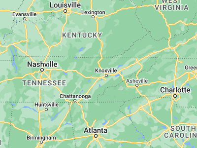 Map showing location of Oak Ridge (36.01036, -84.26964)