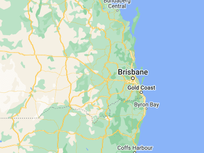 Map showing location of Oakey (-27.43305, 151.72063)