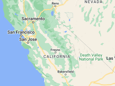 Map showing location of Oakhurst (37.328, -119.64932)