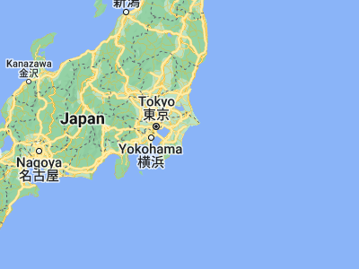 Map showing location of Ōami (35.51667, 140.31667)