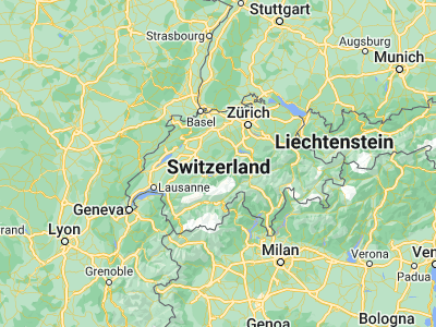 Map showing location of Oberdiessbach (46.83333, 7.95)