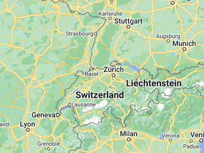 Map showing location of Oberentfelden (47.35639, 8.04594)