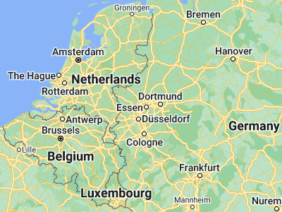 Map showing location of Oberhausen (51.47311, 6.88074)