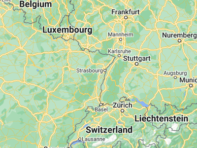 Map showing location of Obernai (48.46313, 7.481)