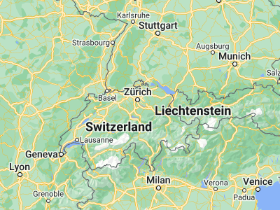 Map showing location of Oberrieden (47.27444, 8.57838)