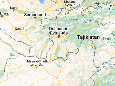 Map showing location of Obikiik (38.16033, 68.66605)