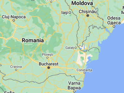 Map showing location of Obrejiţa (45.5, 27.08333)