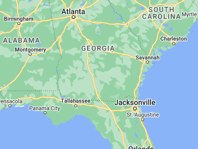 Map showing location of Ocilla (31.59436, -83.25043)