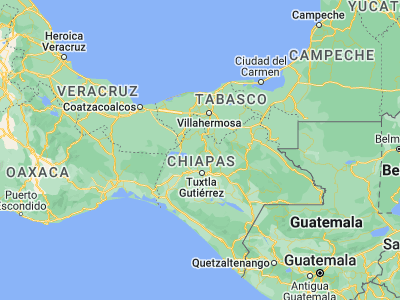 Map showing location of Ocotepec (17.22587, -93.1641)