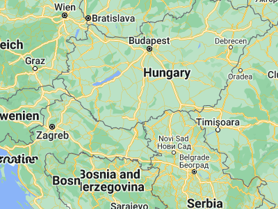 Map showing location of Őcsény (46.3137, 18.75749)
