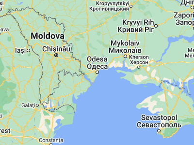Map showing location of Odessa (46.47747, 30.73262)