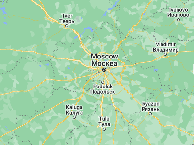 Map showing location of Odintsovo (55.67798, 37.27773)