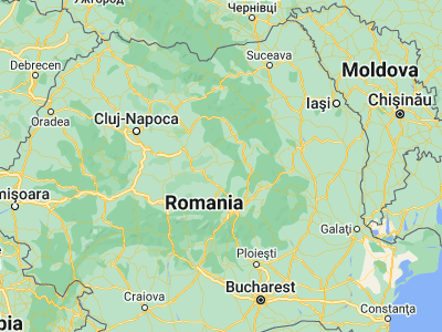 Map showing location of Odorheiu Secuiesc (46.3, 25.3)