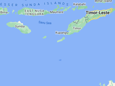 Map showing location of Oemau (-10.934, 122.8482)