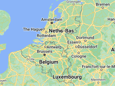 Map showing location of Oerle (51.42255, 5.37163)