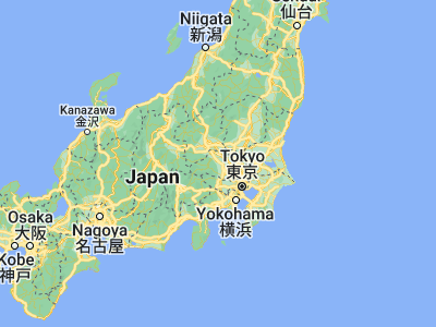 Map showing location of Ogawa (36.05, 139.26667)